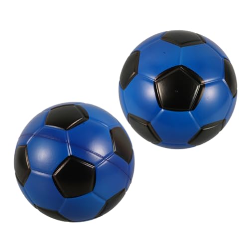 Beaupretty 2 STÜCK Weicher Schaumstoff Fußball Geräuscharmer Sicherer Mini Soccer Ball für Indoor Outdoor Schwimmbad Büro Fördert Koordination und Zusammenarbeit von Beaupretty