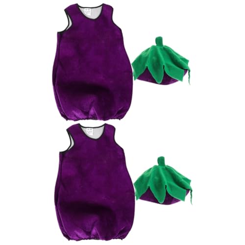 Beaupretty 2 Sätze Auberginenstyling -Leistungskostüm lustig Party Gefälligkeiten Cosplay-Kostüm für Cosplay-Party-Kostüm Cosplay-Kleidung für Stoff Violett Beaupretty 2 Sätze Auberginenstyling -Leistungskostüm lustig Party Gefälligkeiten Cosplay-Kostüm für Cosplay-Party-Kostüm Cosplay-Kleidung für Stoff Violett von Beaupretty