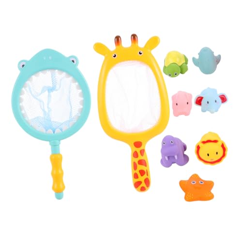 Beaupretty 2 Sätze Badespielzeug Teilig Spritzendes Wasser mit Farbwechselnden Tieren und Angelnetz Schwimmendes Squeeze Badewannenspielzeug für Jungen und Mädchen Sicheres Material Hand Beaupretty 2 Sätze Badespielzeug Teilig Spritzendes Wasser mit Farbwechselnden Tieren und Angelnetz Schwimmendes Squeeze Badewannenspielzeug für Jungen und Mädchen Sicheres Material Hand von Beaupretty