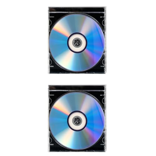 Beaupretty 2 Sätze Blank Cd R Discs mit Jewel Case Box Beschreibbare Bedruckbare Datenträger für Musik Telefonaufnahmen und Videoaufnahmen Kompatibel mit DVD Cd Recordern Hohe von Beaupretty