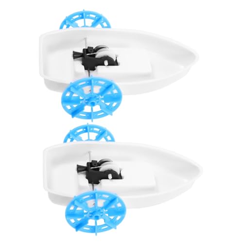 Beaupretty 2 Sätze DIY Amphibienbootmodell raddampfer Bausatz Stabiles Kunststoffmodell Einfach zu Montieren Fördert Kreativität und Praktische Fähigkeiten Pädagogisches von Beaupretty