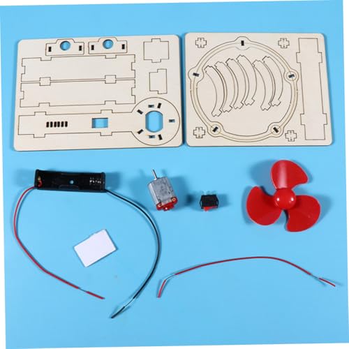 Beaupretty 2 Sätze DIY Elektrischer Handventilator Bausatz Wissenschaft Kreatives Handheld Fan Modell für Praktische Bastelaktivitäten Motorischen Fähigkeiten von Beaupretty
