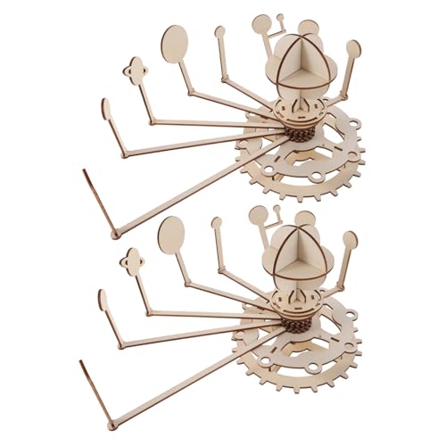 Beaupretty 2 Sätze DIY Holz System Puzzle Kit mit Planeten Stem Lernspielzeug für Handliches Bildungsmodell für Schule Zuhause und Wissenschaftsprojekte von Beaupretty