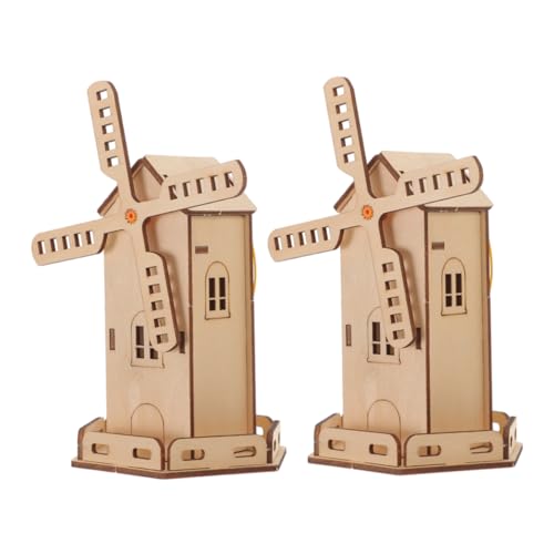 Beaupretty 2 Sätze DIY Solar Windmill Modellbausatz aus Holz Stem Lernspielzeug für Jungen und Mädchen Kleines Solarbetriebenes Windrad zum Zusammenbauen Fördert Praktische Fähigkeiten und Beaupretty 2 Sätze DIY Solar Windmill Modellbausatz aus Holz Stem Lernspielzeug für Jungen und Mädchen Kleines Solarbetriebenes Windrad zum Zusammenbauen Fördert Praktische Fähigkeiten und von Beaupretty