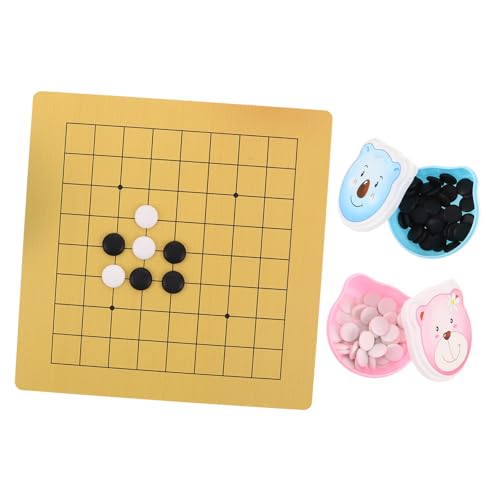 Beaupretty 2 Sätze Doppelseitiges Brettspiel mit Kunststoffsteinen Holzbrett Fördert Gehirnentwicklung und Familienunterhaltung für Reisen Zuhause Beaupretty 2 Sätze Doppelseitiges Brettspiel mit Kunststoffsteinen Holzbrett Fördert Gehirnentwicklung und Familienunterhaltung für Reisen Zuhause von Beaupretty