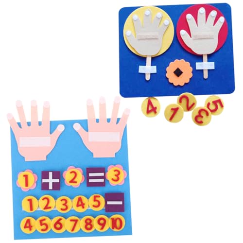 Beaupretty 2 Sätze Filzspielzeug Teilig Mathe Lernspiel Addition Subtraktion Fingerspielzeug für Jungen Mädchen Feinmotorik Hand Auge Koordination Beaupretty 2 Sätze Filzspielzeug Teilig Mathe Lernspiel Addition Subtraktion Fingerspielzeug für Jungen Mädchen Feinmotorik Hand Auge Koordination von Beaupretty