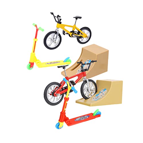 Beaupretty 2 Sätze Finger Skateboard Set mit Rampen Teiliges Wettbewerbs für Partys Trainieren von Fingerfertigkeiten Fördert Kreativität und Entspannung von Beaupretty