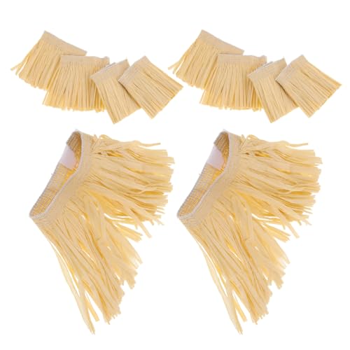 Beaupretty 2 Sätze Hawaiianischer Hula Hawaiianisches Partykostüm Hawaiianische Accessoires Für Frauen Hawaiianische Luau-hula-röcke Hawaii-röcke Für Mädchen Raffia -rock Bast von Beaupretty