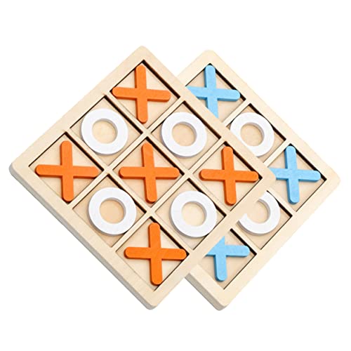 Beaupretty 2 Sätze Holz Toe Spiel Brettspiel Lernspielzeug Tragbares Farbenfrohes Logikspiel für Familie und Party Fördert Konzentration und Problemlösung Beaupretty 2 Sätze Holz Toe Spiel Brettspiel Lernspielzeug Tragbares Farbenfrohes Logikspiel für Familie und Party Fördert Konzentration und Problemlösung von Beaupretty