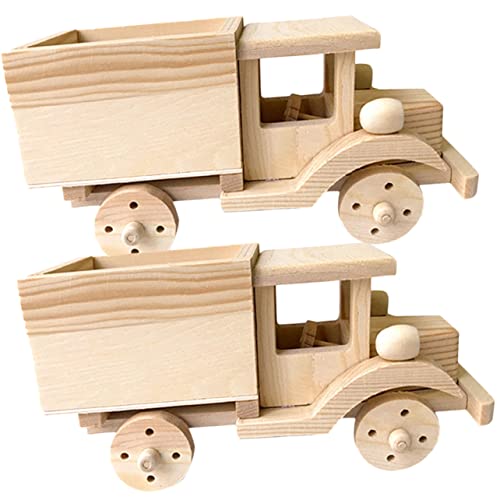 Beaupretty 2 Sätze Holzpuzzle Lernspielzeug DIY Montage Modellspielzeug aus Holz für Kreative Hand Auge Koordination und Fantasievolles von Beaupretty