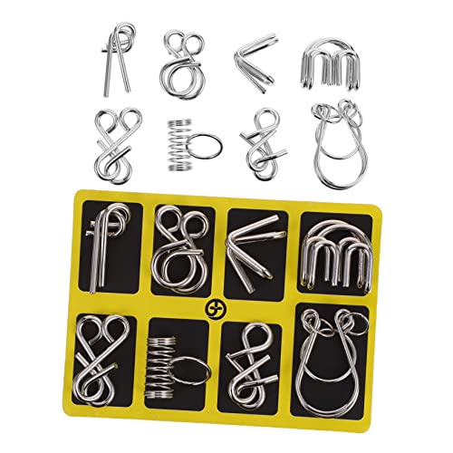 Beaupretty 2 Sätze Iq Puzzle Set Teiliges Unlock Game Toy für Erwachsene Lustiges und Intelligentes Ring Puzzle Spiel Fördert Kreatives und Problemlösungsfähigkeiten Beaupretty 2 Sätze Iq Puzzle Set Teiliges Unlock Game Toy für Erwachsene Lustiges und Intelligentes Ring Puzzle Spiel Fördert Kreatives und Problemlösungsfähigkeiten von Beaupretty