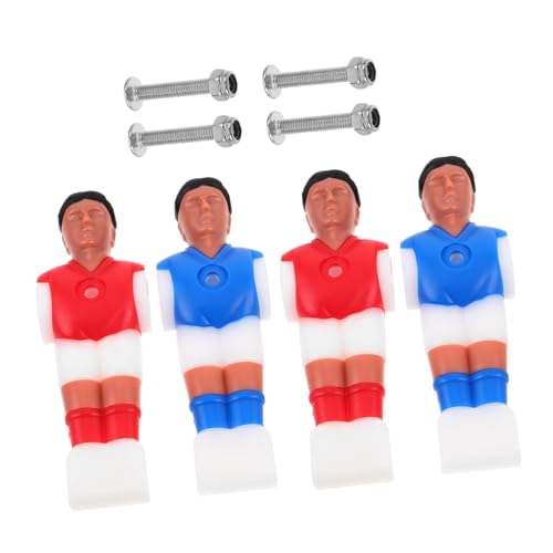 Beaupretty 2 Sätze Kleine Foosball Spieler Kunststoff Figuren Ersatzteile für Tischfußball Spiel Platzsparend Präzise Steuerung für Familie Büro Freizeitspaß von Beaupretty
