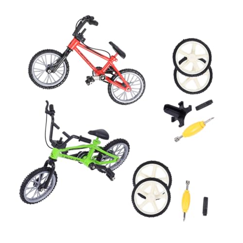 Beaupretty 2 Sätze Mini Finger Bike aus Aluminiumlegierung Drehbares Rutschfestes Desktop Finger Zweirad für Fördert Kreativität und Kognitive Entwicklung Tisch Wettkampfspielzeug Beaupretty 2 Sätze Mini Finger Bike aus Aluminiumlegierung Drehbares Rutschfestes Desktop Finger Zweirad für Fördert Kreativität und Kognitive Entwicklung Tisch Wettkampfspielzeug von Beaupretty