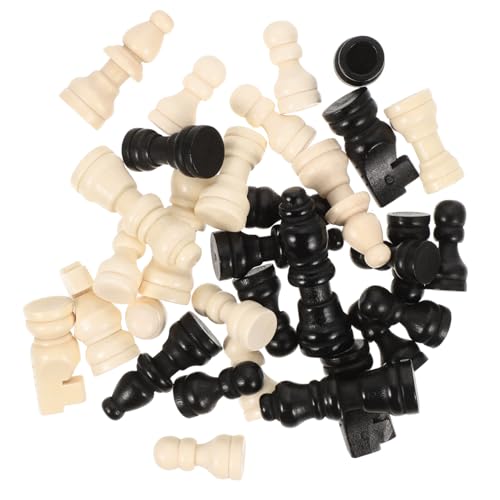 Beaupretty 2 Sätze Mini Holz Schachfiguren Zweifarbige Schachfiguren aus Holz für Schachbrett Tragbares Schach Zubehör für Brettspiel Ersatz Schachteile für Brettspielspaß Beaupretty 2 Sätze Mini Holz Schachfiguren Zweifarbige Schachfiguren aus Holz für Schachbrett Tragbares Schach Zubehör für Brettspiel Ersatz Schachteile für Brettspielspaß von Beaupretty