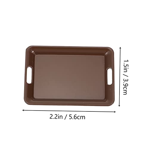 Beaupretty 2 Sätze Miniatur Brotkörbe und Klammern Puppenhaus Zubehör Miniature Küchenaccessoires für DIY Puppenhaus Dekoration Vielseitig für und Mikrolandschaft Braun von Beaupretty
