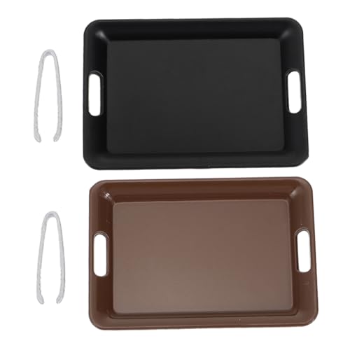 Beaupretty 2 Sätze Miniatur Puppenhaus Küche Zubehör Brot Tabletts und Clips aus Realistische Miniatur Dekoration für Maßstab Puppenhäuser und Detailgetreu Beaupretty 2 Sätze Miniatur Puppenhaus Küche Zubehör Brot Tabletts und Clips aus Realistische Miniatur Dekoration für Maßstab Puppenhäuser und Detailgetreu von Beaupretty