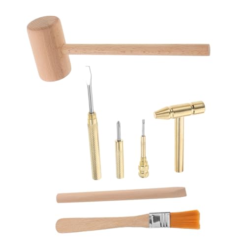Beaupretty 2 Sätze Stem Ausgrabungsset für Teiliges Archäologie Werkzeugset mit Hammer Pinsel Meißel aus Holz Robustes Lernspielzeug für Jungen und Mädchen Pädagogisches Grabungs und von Beaupretty
