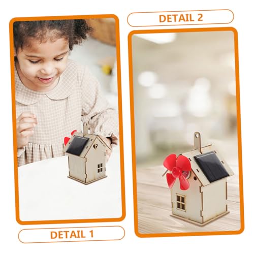 Beaupretty 2 Sätze Teiliges DIY Solarhaus Bausatz Experiment Lernset für Jungen und Mädchen Ab Jahren Sicherer Ungiftiger Fördert Beobachtung und Denkfähigkeit von Beaupretty