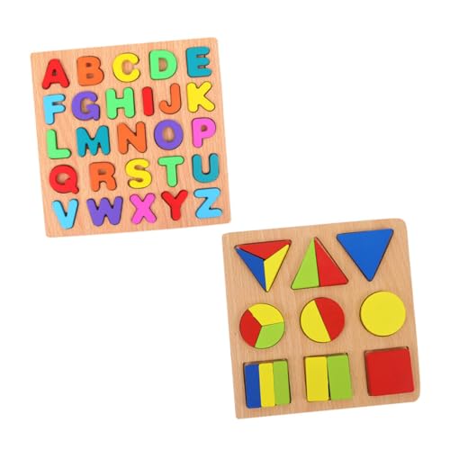 Beaupretty 2 Sätze Teiliges Holzlernspielzeug Buchstaben Zahlen Puzzle mit Geometrischen Formen Farbenfrohes Formsortierspielzeug Hand Auge koordination und Frühkindlichen Bildung für Ab Beaupretty 2 Sätze Teiliges Holzlernspielzeug Buchstaben Zahlen Puzzle mit Geometrischen Formen Farbenfrohes Formsortierspielzeug Hand Auge koordination und Frühkindlichen Bildung für Ab von Beaupretty
