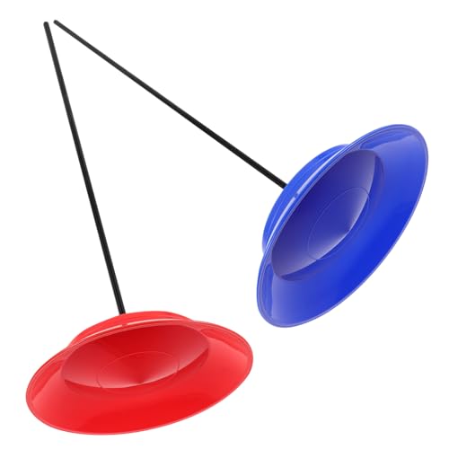 Beaupretty 2 Sätze Teiliges Jonglier mit Bunten Tellern und Stäben Zirkusspielzeug für Jonglieraufführungen und Balancefähigkeiten Anfängerfreundlich und Vielseitig von Beaupretty