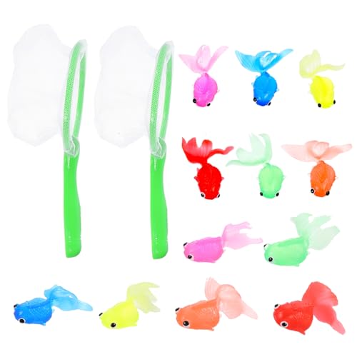 Beaupretty 2 Sätze Wasserspielzeug Goldfisch Soft Thermoplastisches Gummi Cartoon Badefische mit Angelspiel für Hand Augen Koordination und Kreativität Fischfiguren pro Set Beaupretty 2 Sätze Wasserspielzeug Goldfisch Soft Thermoplastisches Gummi Cartoon Badefische mit Angelspiel für Hand Augen Koordination und Kreativität Fischfiguren pro Set von Beaupretty