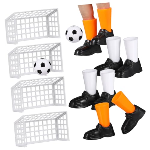 Beaupretty 2 Satz Mini Finger Fußballspiel Set für Kompakter Tischkicker mit Fußbällen und Winzigen Fußballschuhen Fördert Koordination und Reaktionsfähigkeit für Unterwegs und Zuhause Beaupretty 2 Satz Mini Finger Fußballspiel Set für Kompakter Tischkicker mit Fußbällen und Winzigen Fußballschuhen Fördert Koordination und Reaktionsfähigkeit für Unterwegs und Zuhause von Beaupretty