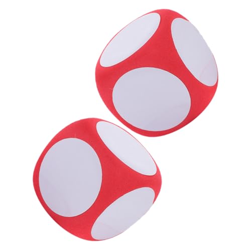 Beaupretty 2 Stück Abwischbare Schaumstoffwürfel Große Weiche Lernwürfel Tragbare Abgerundete Spielwürfel für Interaktiven Unterricht und Pädagogische Spiele im Klassenzimmer von Beaupretty