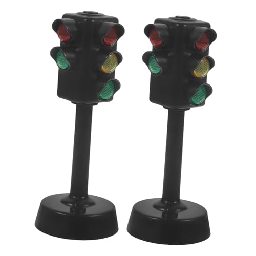 Beaupretty 2 Stück Ampel Verkehrszeichen Kleinkind Lampe Lichter Ampel -Ampeln Signal Modellspielzeug für von Beaupretty