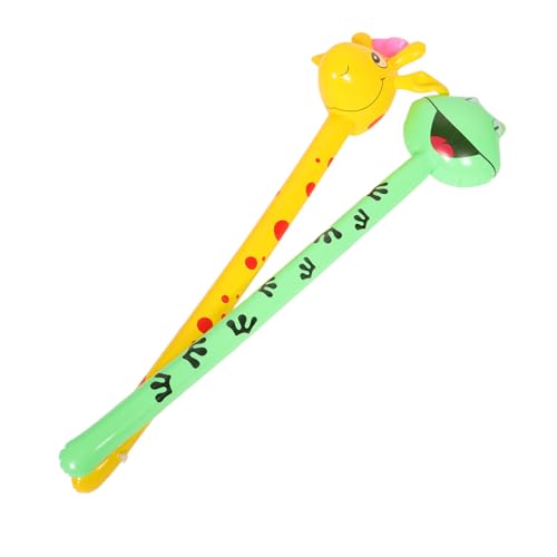 Beaupretty 2 Stück Aufblasbare Tierköpfe Giraffe und Frosch Lange Sticks für Lustige Aufblasbare Spielzeuge für Geburtstagspartys und Tier Mottodekorationen Beaupretty 2 Stück Aufblasbare Tierköpfe Giraffe und Frosch Lange Sticks für Lustige Aufblasbare Spielzeuge für Geburtstagspartys und Tier Mottodekorationen von Beaupretty