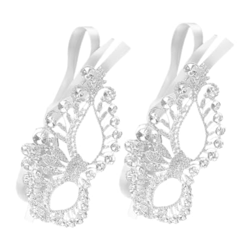 Beaupretty 2 Stück Augenmaske für Maskenball Karneval und Halloween mit Verstellbarem Band für Frauen für Hochzeiten und Abendveranstaltungen Beaupretty 2 Stück Augenmaske für Maskenball Karneval und Halloween mit Verstellbarem Band für Frauen für Hochzeiten und Abendveranstaltungen von Beaupretty