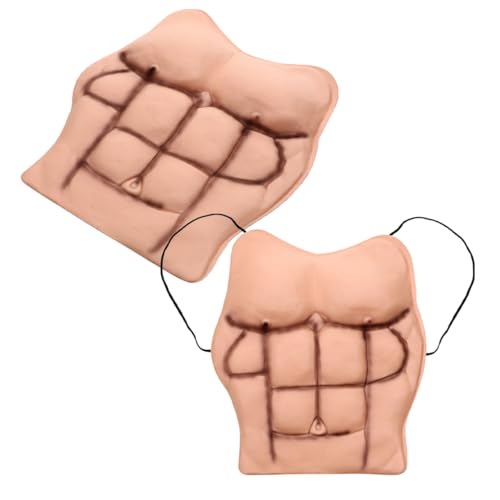 Beaupretty 2 Stück Brust und Bauchmuskeln für Männer Kostümrequisiten für Halloween Cosplay und Themenpartys Beaupretty 2 Stück Brust und Bauchmuskeln für Männer Kostümrequisiten für Halloween Cosplay und Themenpartys von Beaupretty