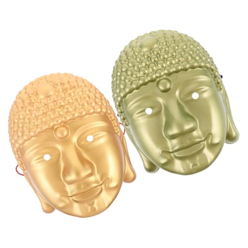 Beaupretty 2 Stück Buddha-Kopfmaske Festival-Kostüm-Maske Cosplay-Zubehör-Maske karneval kopf maske Karneval Cosplay Maske Maskerade Partydekorationen Mardi Gras Mask PVC Beaupretty 2 Stück Buddha-Kopfmaske Festival-Kostüm-Maske Cosplay-Zubehör-Maske karneval kopf maske Karneval Cosplay Maske Maskerade Partydekorationen Mardi Gras Mask PVC von Beaupretty