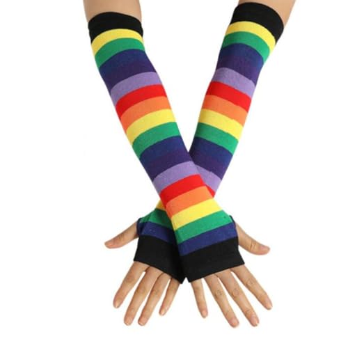 Beaupretty 2 Stück Bunte Lange Kniestrümpfe mit Warmem Fleece Elastisches Rutschfestes Material Set mit Passenden Handschuhen für Damen Mädchen Kostüme und Partyveranstaltungen Beaupretty 2 Stück Bunte Lange Kniestrümpfe mit Warmem Fleece Elastisches Rutschfestes Material Set mit Passenden Handschuhen für Damen Mädchen Kostüme und Partyveranstaltungen von Beaupretty