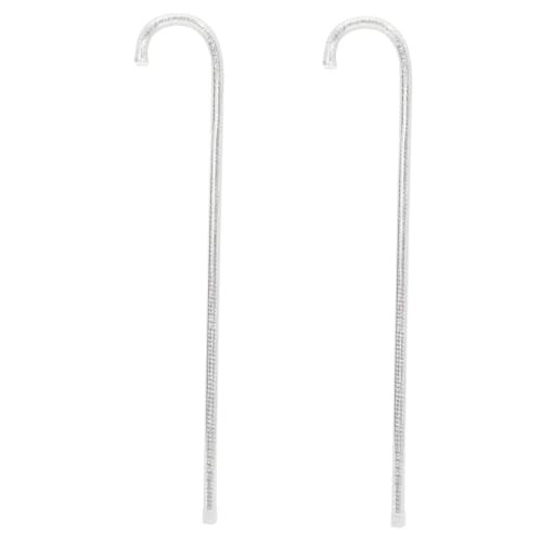 Beaupretty 2 Stück Cosplay Gehstock Requisiten für Halloween Silberfarbener Tanzstock für Kostümpartys und Bühnenaufführungen Beaupretty 2 Stück Cosplay Gehstock Requisiten für Halloween Silberfarbener Tanzstock für Kostümpartys und Bühnenaufführungen von Beaupretty