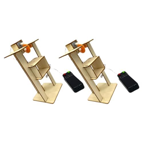 Beaupretty 2 Stück DIY Aufzug Teiliges Holzspielzeug für Pädagogisches Puzzle Kreativität und Handfertigkeiten für DIY Wissenschaftsexperimente und Spielspaß Beaupretty 2 Stück DIY Aufzug Teiliges Holzspielzeug für Pädagogisches Puzzle Kreativität und Handfertigkeiten für DIY Wissenschaftsexperimente und Spielspaß von Beaupretty