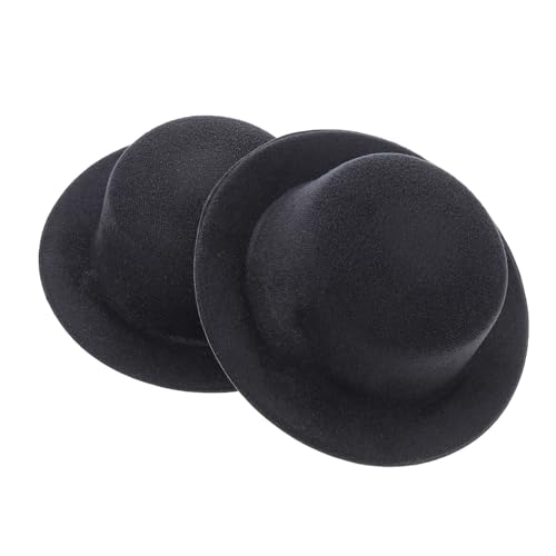 Beaupretty 2 Stück DIY Mini Hut Elegante Formelle Bastelhüte für Haarclips Retro Beret Material für Kreative Handwerksprojekte Schwarz Beaupretty 2 Stück DIY Mini Hut Elegante Formelle Bastelhüte für Haarclips Retro Beret Material für Kreative Handwerksprojekte Schwarz von Beaupretty