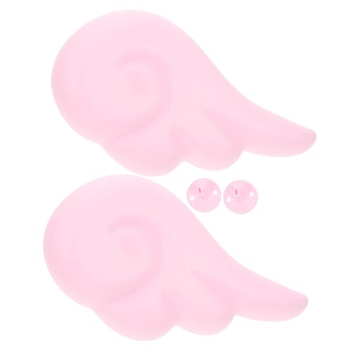 Beaupretty 2 Stück Dekorative Engelsflügel Helmzubehör Teiliges Miniatur Dekorflügel für Motorradhelm DIY Bastel und Kostümaccessoires Langlebige Flügelapplikationen für Helm Kleidung von Beaupretty