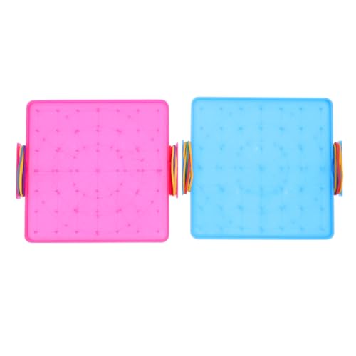 Beaupretty 2 Stück Doppeltes Geoboard für Teiliges Kunststoff Pinnbrett für Mathematikunterricht Fördert Feinmotorik und Kreatives Lernen der Grundschule Blau Beaupretty 2 Stück Doppeltes Geoboard für Teiliges Kunststoff Pinnbrett für Mathematikunterricht Fördert Feinmotorik und Kreatives Lernen der Grundschule Blau von Beaupretty