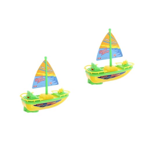 Beaupretty 2 Stück Elektro Segelboot Badespielzeug aus Bruchsicherem Kunststoff Sicher für Babybad Fördert Kreativität und Hand Auge Koordination Geeignet für Kleinkinder Jahre Lustiger von Beaupretty