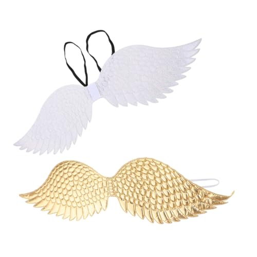 Beaupretty 2 Stück Engelsflügel für Engelskostüm für Mädchen Feenflügel Kinderflügel Gefälligkeiten für Weihnachtsfeiern Requisiten für die Weihnachtsfotokabine Stoff Beaupretty 2 Stück Engelsflügel für Engelskostüm für Mädchen Feenflügel Kinderflügel Gefälligkeiten für Weihnachtsfeiern Requisiten für die Weihnachtsfotokabine Stoff von Beaupretty