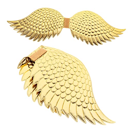 Beaupretty 2 Stück Goldene Engelsflügel Kostüm Requisite für Cosplay Party Bühnenauftritt Halloween Verkleidung Accessoire Beaupretty 2 Stück Goldene Engelsflügel Kostüm Requisite für Cosplay Party Bühnenauftritt Halloween Verkleidung Accessoire von Beaupretty