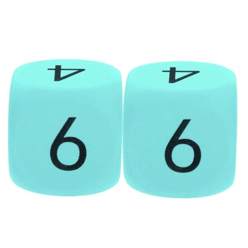 Beaupretty 2 Stück Große Schaumstoffwürfel Eva Soft Spielwürfel für Klassenzimmer Lernspiele und Partyaktivitäten Sichere und Leicht zu Handhabende Würfel von Beaupretty