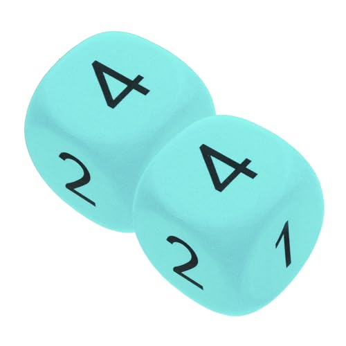 Beaupretty 2 Stück Großes Teiliges Eva Schaumstoffwürfel Weiche Sichere Würfel mit Abgerundeten Kanten für Lernspiele Klassenzimmer Partyaktivitäten und Raffle Spiele von Beaupretty