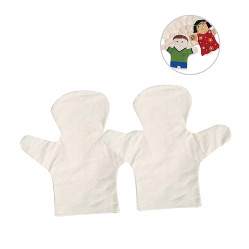 Beaupretty 2 Stück Handgemachtes DIY Fingerpuppen Materialpaket mit Weißen Canvas Handpuppen Kreatives Bastelset für Kindergartenkinder Sicheres und Langlebiges Stoffspielzeug zur Beaupretty 2 Stück Handgemachtes DIY Fingerpuppen Materialpaket mit Weißen Canvas Handpuppen Kreatives Bastelset für Kindergartenkinder Sicheres und Langlebiges Stoffspielzeug zur von Beaupretty