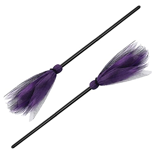 Beaupretty 2 Stück Hexenbesen Prop für Halloween Dekoration Besen für Kostümparty und Cosplay Bunte Besen für Frauen und Männer Beaupretty 2 Stück Hexenbesen Prop für Halloween Dekoration Besen für Kostümparty und Cosplay Bunte Besen für Frauen und Männer von Beaupretty