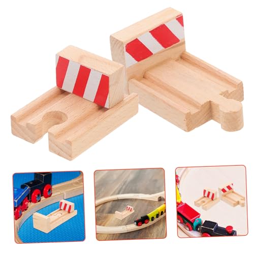 Beaupretty 2 Stück Holz Eisenbahn Zubehör Teiliges Stoppschienen aus Natürlichem Holz Robustes und Sicheres DIY Gleis für Fördert Kreativität und Feinmotorik Kompatibel mit Holzspielzeug Beaupretty 2 Stück Holz Eisenbahn Zubehör Teiliges Stoppschienen aus Natürlichem Holz Robustes und Sicheres DIY Gleis für Fördert Kreativität und Feinmotorik Kompatibel mit Holzspielzeug von Beaupretty