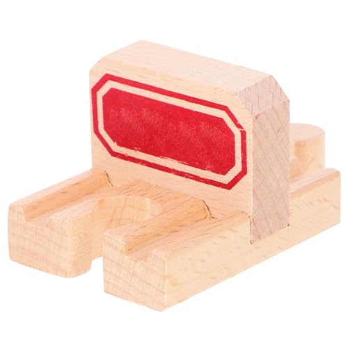 Beaupretty 2 Stück Holzbahn Stoppschienen Holzspielzeug Zubehör für Kreative Spielwelten Fördert Motorik und Fantasie Beaupretty 2 Stück Holzbahn Stoppschienen Holzspielzeug Zubehör für Kreative Spielwelten Fördert Motorik und Fantasie von Beaupretty