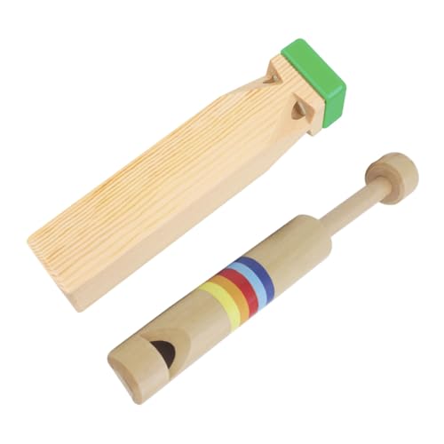 Beaupretty 2 Stück Holzflöten für Frühes Lernspielzeug für Musikinteresse und Hörentwicklung für Geburtstagsgeschenke und Kinderaktivitäten von Beaupretty