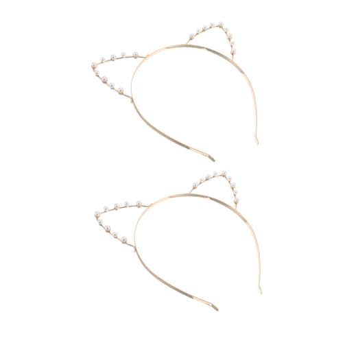 Beaupretty 2 Stück Katzenohren Haarreif mit Perlen Bequemes Stirnband für Damen und Mädchen Vielseitiges Cosplay und Partyaccessoire Robustes Design für Fasching und Alltag Beaupretty 2 Stück Katzenohren Haarreif mit Perlen Bequemes Stirnband für Damen und Mädchen Vielseitiges Cosplay und Partyaccessoire Robustes Design für Fasching und Alltag von Beaupretty