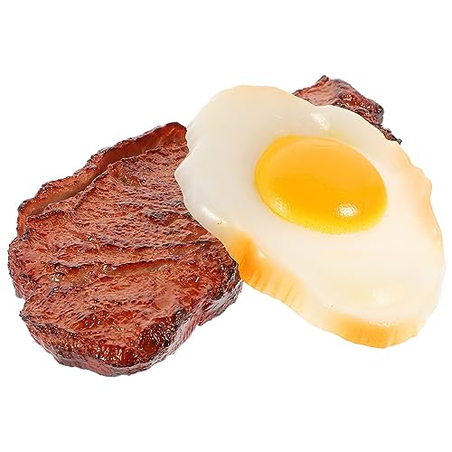 Beaupretty 2 Stück Künstliches Steak und Pochiertes Ei Modell Realistische Simulation für Fotografie Requisiten Küchen Dekoration und Restaurant Präsentation Hochwertige Nachbildung aus Beaupretty 2 Stück Künstliches Steak und Pochiertes Ei Modell Realistische Simulation für Fotografie Requisiten Küchen Dekoration und Restaurant Präsentation Hochwertige Nachbildung aus von Beaupretty